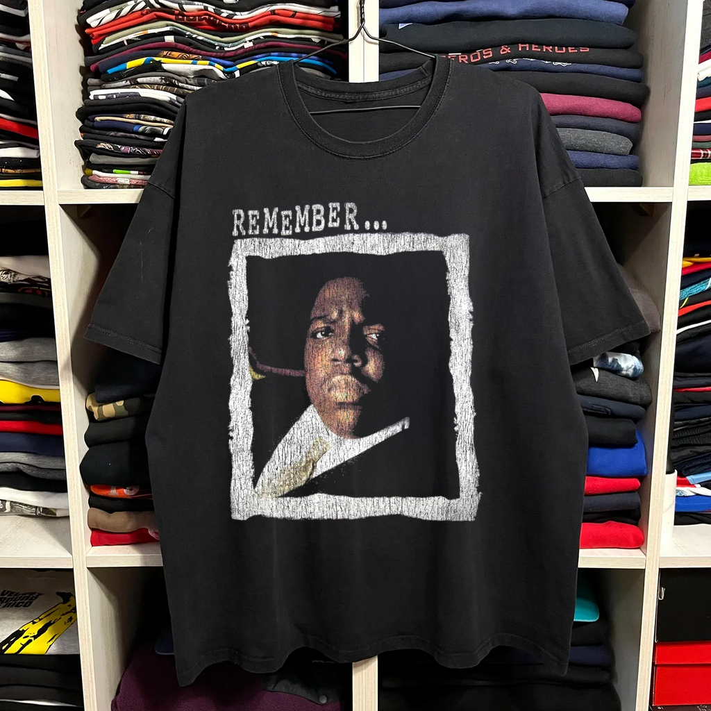 Rare RIP Biggie Washed Black Tee