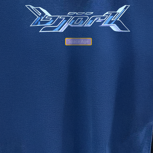 90s Bjork Army Of Me Rare Blue T-Shirt