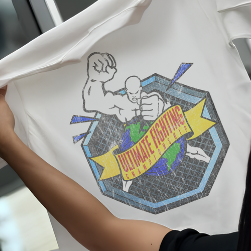 OG Ufc Promo Vintage White T-Shirt