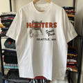 Rare Hooters Seattle Washed White Tee