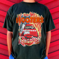 Hooters Racing 90's Washed Black T-Shirt