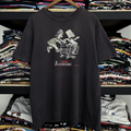 2001 Simpsons x Jackass Washed Black Tee