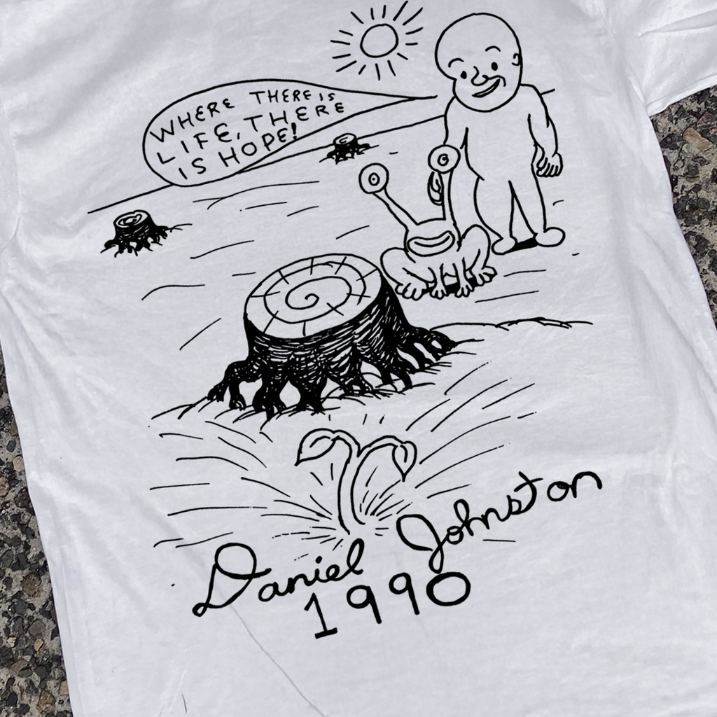 Daniel Johnston 'There Is Hope' Vintage White T-Shirt